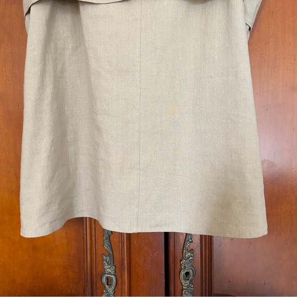 NWT Theory Tie Back Top Sandalwood New Crunch | Size M - Picture 7 of 13